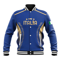 Custom Football 2026 Italia Baseball Jacket Forza Azzurri