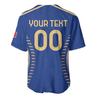 Custom Football 2026 Italia Baseball Jersey Forza Azzurri