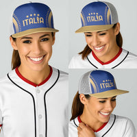 Football 2026 Italia Baseball Net Cap Forza Azzurri