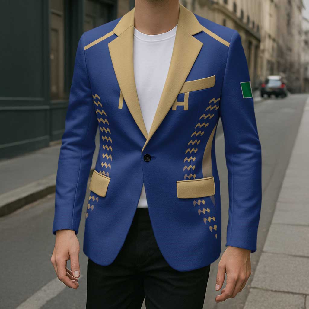 Custom Football 2026 Italia Blazer Forza Azzurri