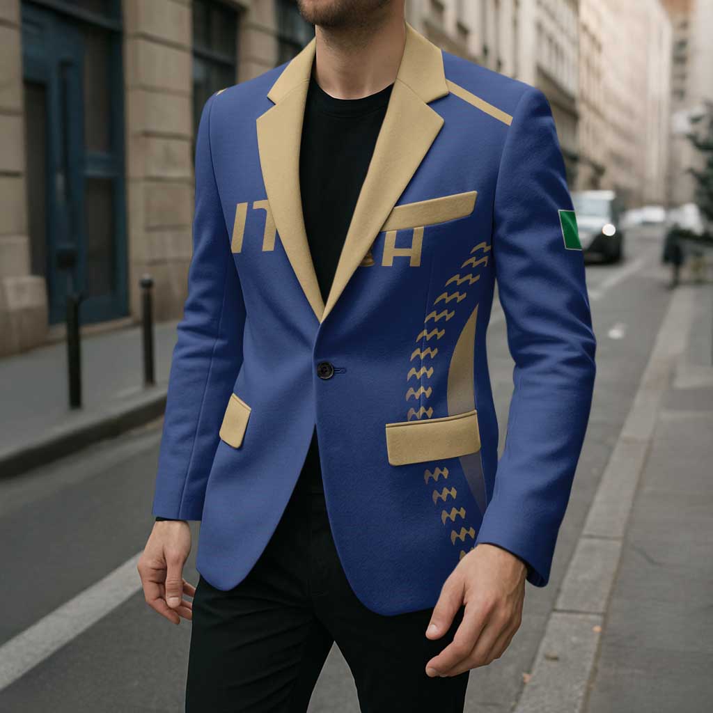 Custom Football 2026 Italia Blazer Forza Azzurri