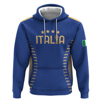 Custom Football 2026 Italia Hoodie Forza Azzurri