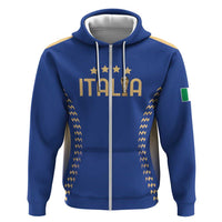 Custom Football 2026 Italia Hoodie Forza Azzurri