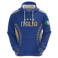 Custom Football 2026 Italia Hoodie Forza Azzurri