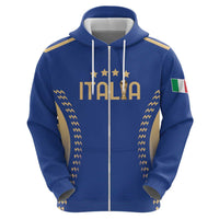 Custom Football 2026 Italia Hoodie Forza Azzurri