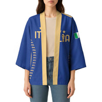 Custom Football 2026 Italia Kimono Forza Azzurri