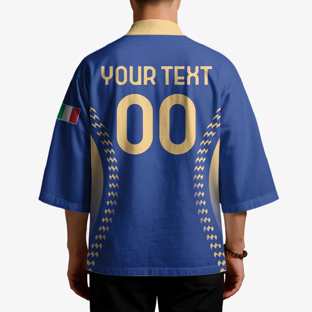 Custom Football 2026 Italia Kimono Forza Azzurri