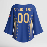 Custom Football 2026 Italia Kimono Sleeve Blouse Forza Azzurri