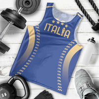 Custom Football 2026 Italia Men Tank Top Forza Azzurri
