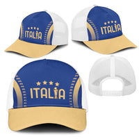 Football 2026 Italia Mesh Trucker Cap Forza Azzurri