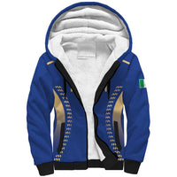 Custom Football 2026 Italia Sherpa Hoodie Forza Azzurri