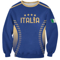 Custom Football 2026 Italia Sweatshirt Forza Azzurri