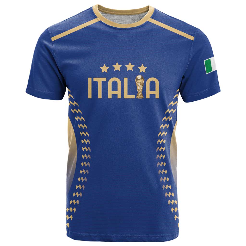 Custom Football 2026 Italia T Shirt Forza Azzurri