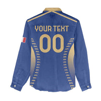 Custom Football 2026 Italia Women Casual Shirt Forza Azzurri