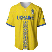 Custom Football 2026 Ukraine Baseball Jersey Slava Ukraini