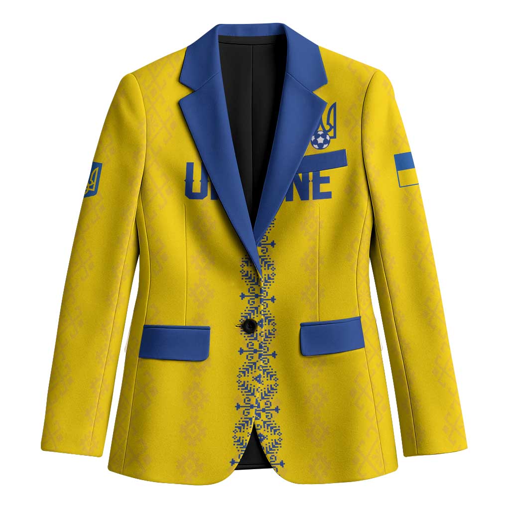Custom Football 2026 Ukraine Blazer Slava Ukraini