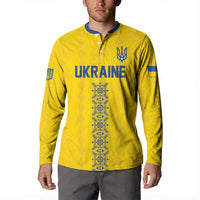 Custom Football 2026 Ukraine Button Sweatshirt Slava Ukraini