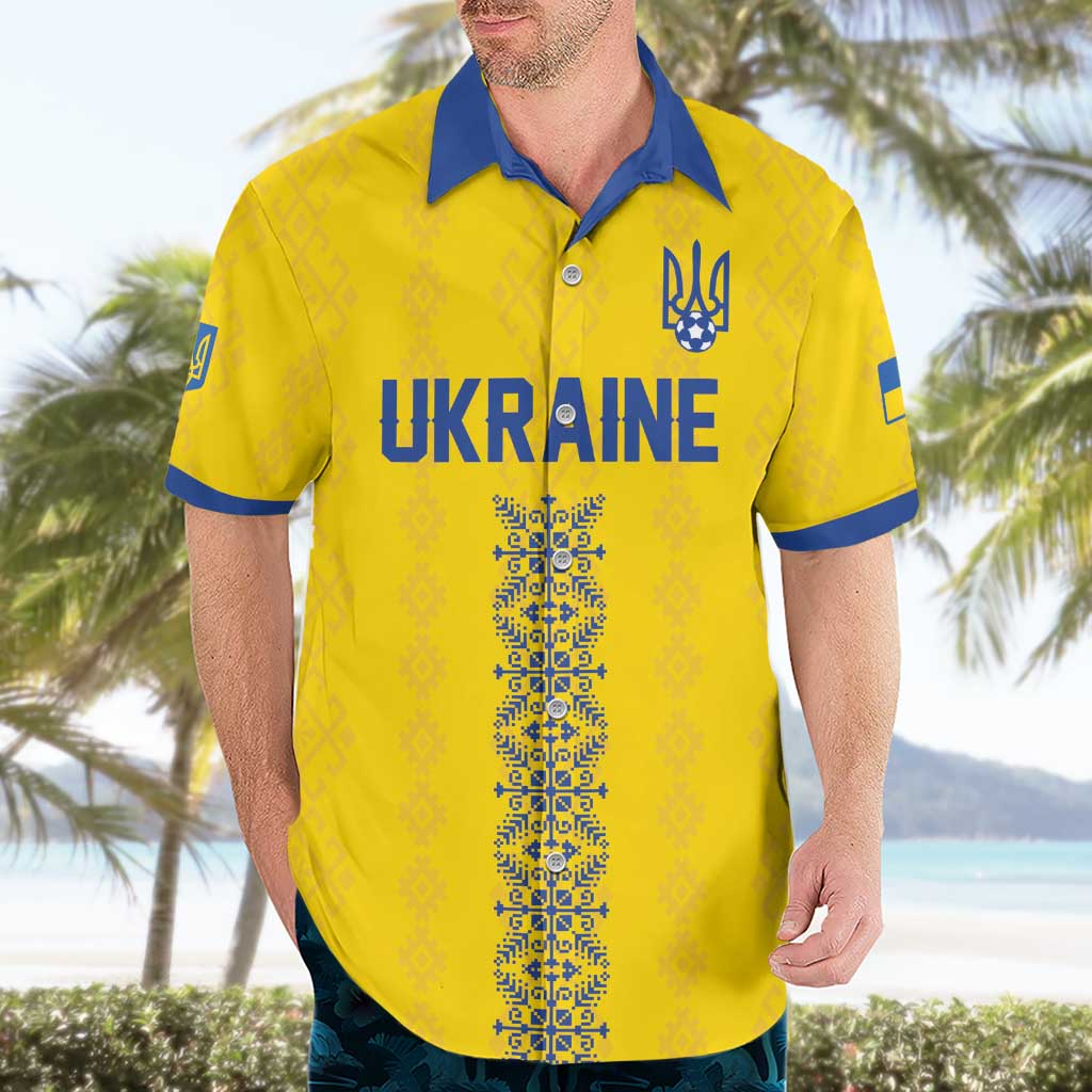 Custom Football 2026 Ukraine Hawaiian Shirt Slava Ukraini