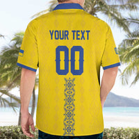 Custom Football 2026 Ukraine Hawaiian Shirt Slava Ukraini