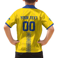 Custom Football 2026 Ukraine Kid Hawaiian Shirt Slava Ukraini