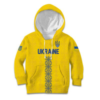 Custom Football 2026 Ukraine Kid Hoodie Slava Ukraini