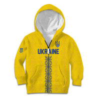 Custom Football 2026 Ukraine Kid Hoodie Slava Ukraini