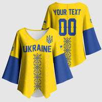 Custom Football 2026 Ukraine Kimono Sleeve Blouse Slava Ukraini