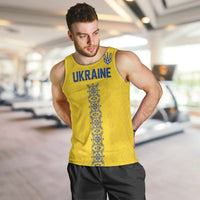 Custom Football 2026 Ukraine Men Tank Top Slava Ukraini