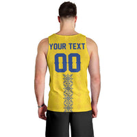 Custom Football 2026 Ukraine Men Tank Top Slava Ukraini
