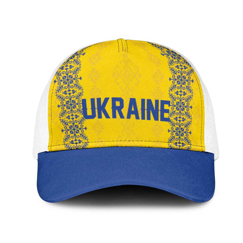 Football 2026 Ukraine Mesh Trucker Cap Slava Ukraini