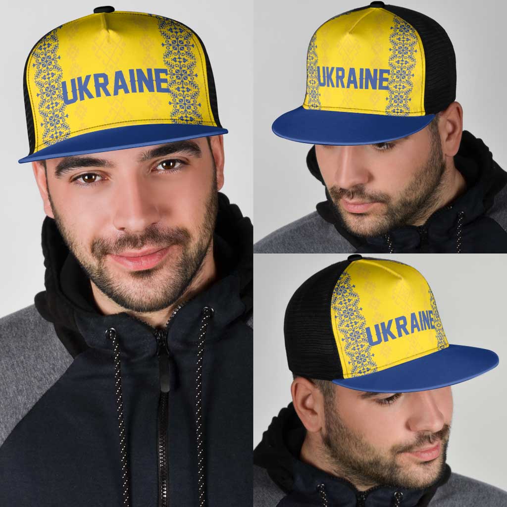 Football 2026 Ukraine Mesh Trucker Cap Slava Ukraini