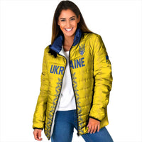 Custom Football 2026 Ukraine Padded Jacket Slava Ukraini