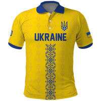 Custom Football 2026 Ukraine Polo Shirt Slava Ukraini