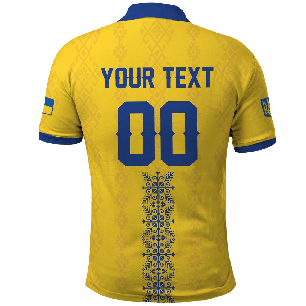 Custom Football 2026 Ukraine Polo Shirt Slava Ukraini
