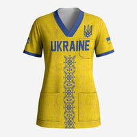 Custom Football 2026 Ukraine Scrub Top Slava Ukraini