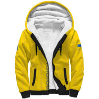Custom Football 2026 Ukraine Sherpa Hoodie Slava Ukraini