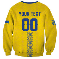 Custom Football 2026 Ukraine Sweatshirt Slava Ukraini