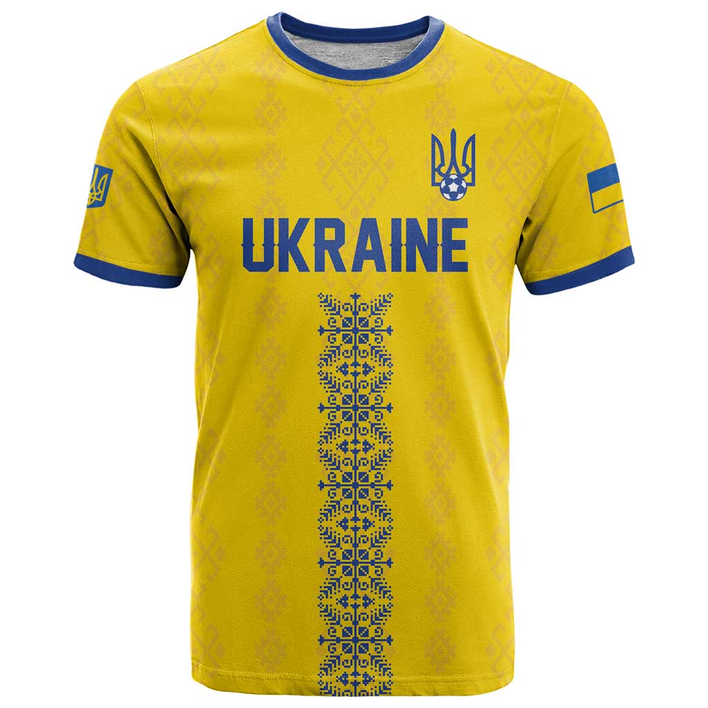 Custom Football 2026 Ukraine T Shirt Slava Ukraini