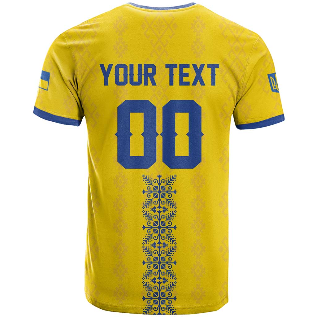 Custom Football 2026 Ukraine T Shirt Slava Ukraini