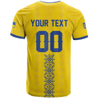 Custom Football 2026 Ukraine T Shirt Slava Ukraini