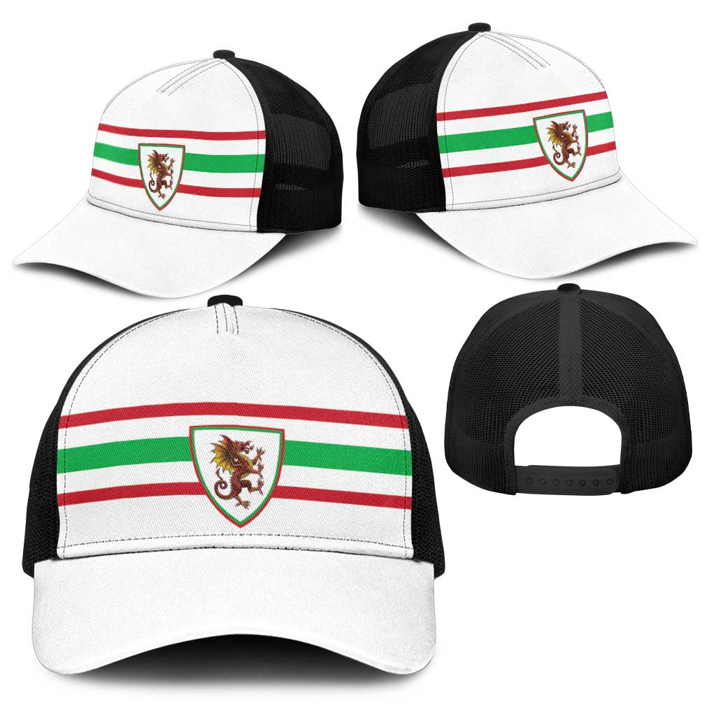 Football 2026 Wales Dragon Baseball Net Cap Cymru Gorau Chwarae Cyd Chwarae