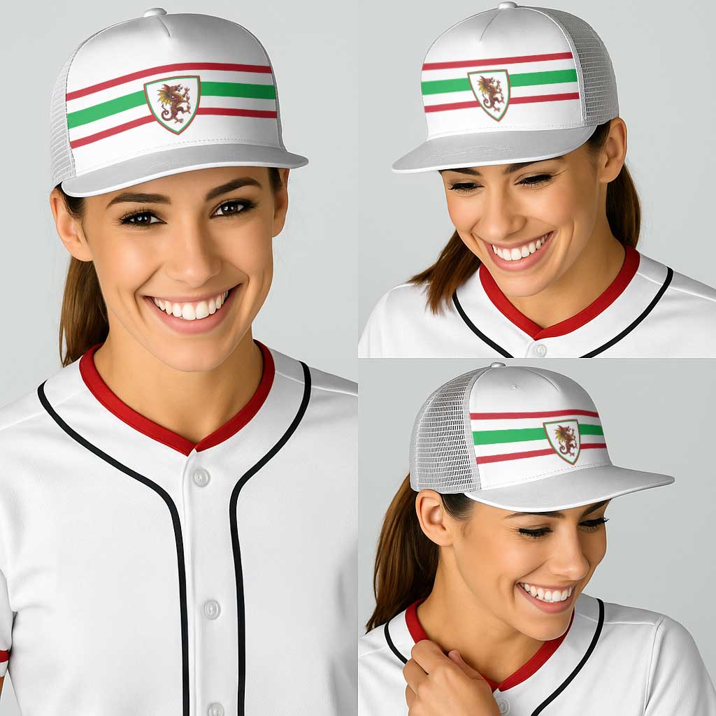 Football 2026 Wales Dragon Baseball Net Cap Cymru Gorau Chwarae Cyd Chwarae
