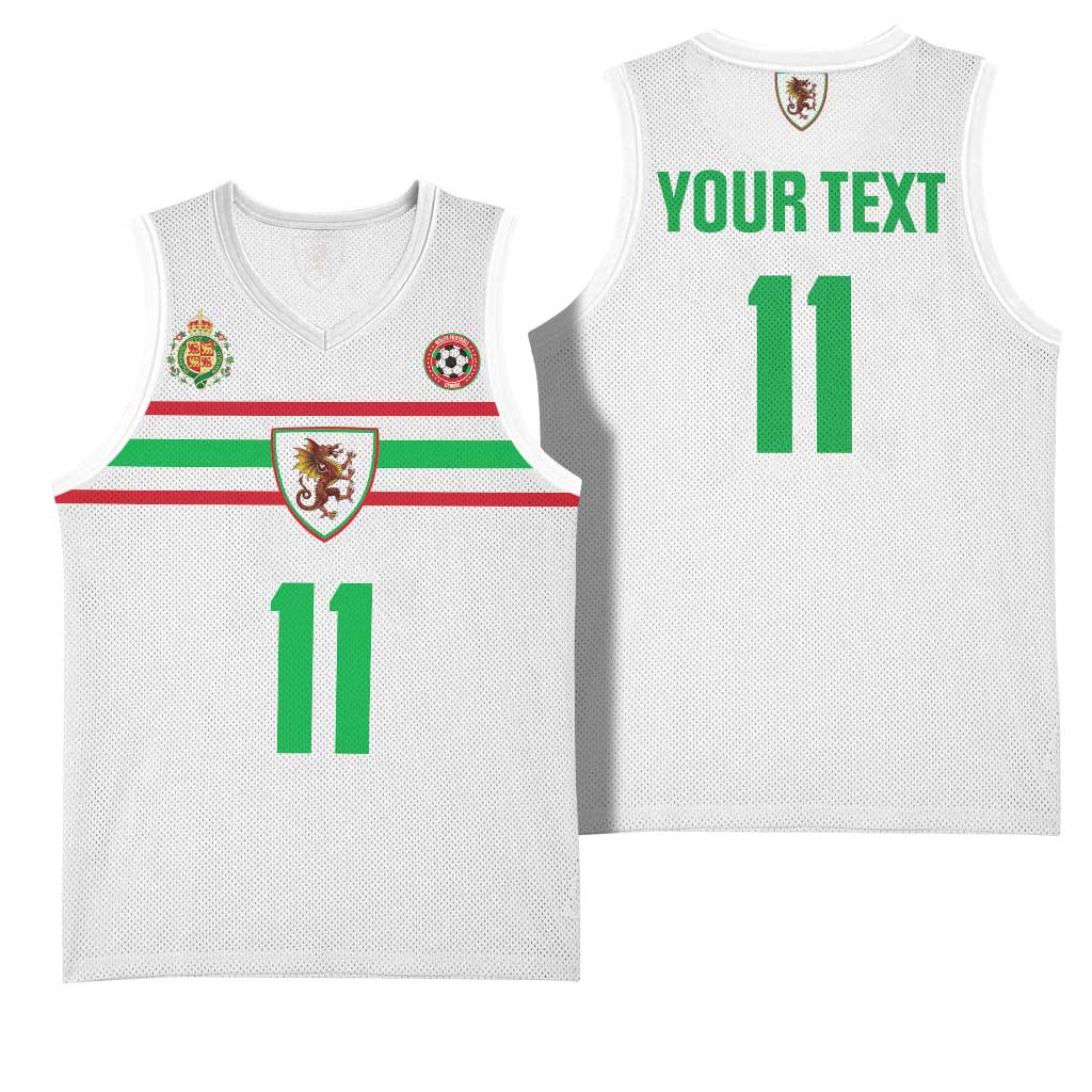 Custom Football 2026 Wales Dragon Basketball Jersey Cymru Gorau Chwarae Cyd Chwarae