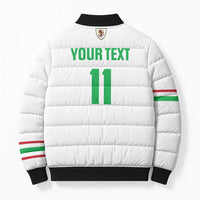 Custom Football 2026 Wales Dragon Bomber Puffer Jacket Cymru Gorau Chwarae Cyd Chwarae