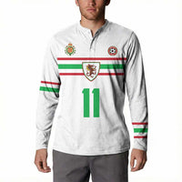 Custom Football 2026 Wales Dragon Button Sweatshirt Cymru Gorau Chwarae Cyd Chwarae