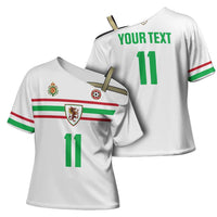 Custom Football 2026 Wales Dragon Cross Shoulder Shirt Cymru Gorau Chwarae Cyd Chwarae