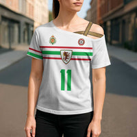 Custom Football 2026 Wales Dragon Cross Shoulder Shirt Cymru Gorau Chwarae Cyd Chwarae
