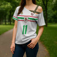Custom Football 2026 Wales Dragon Cross Shoulder Shirt Cymru Gorau Chwarae Cyd Chwarae