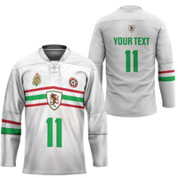 Custom Football 2026 Wales Dragon Hockey Jersey Cymru Gorau Chwarae Cyd Chwarae
