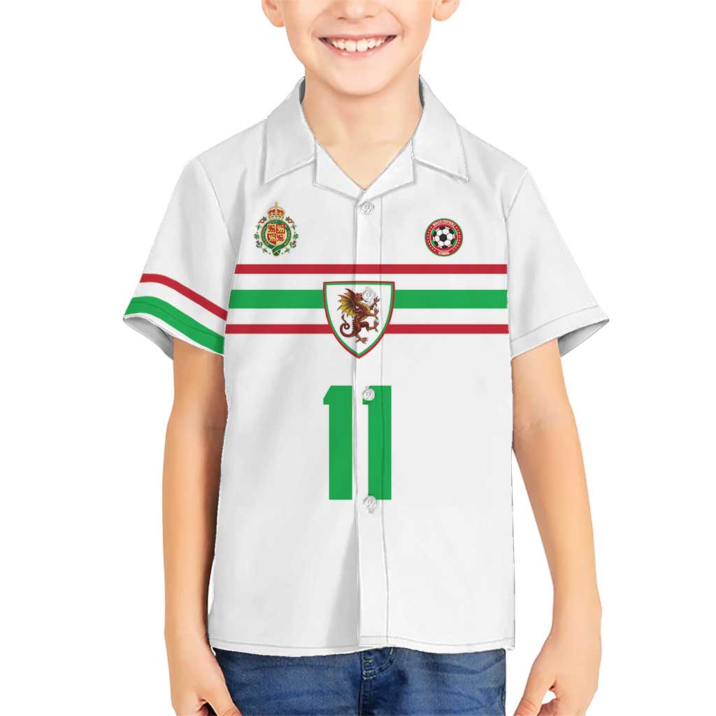 Custom Football 2026 Wales Dragon Kid Hawaiian Shirt Cymru Gorau Chwarae Cyd Chwarae